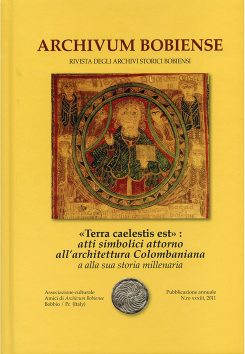 Archivum Bobiense 33e Edition - Couverture